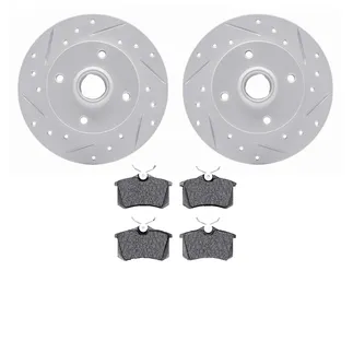 R1 Concepts WBTN1-74002 Brake Rotors - Carbon Coated - D/S W/ Euro Ceramic Pads